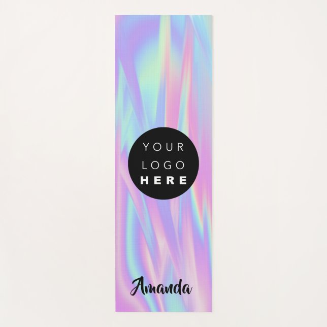 Tapis De Yoga Nom du logo Société Holographique Promotion (Devant)