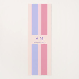 Tapis De Yoga Nom et initiale personnalisés