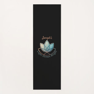 Tapis De Yoga Nom personnalisé Lotus Yoga Mat- [NOM] Brille