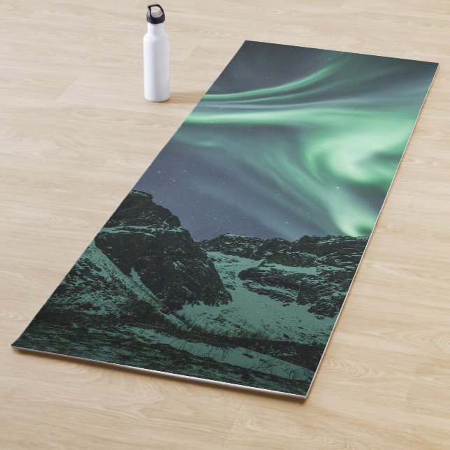 Tapis De Yoga Northern Lights Norvège (En situation)