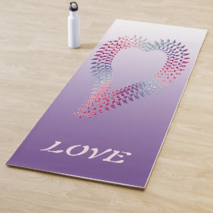 Tapis De Yoga Notes musicales Créer un coeur