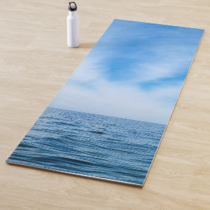 Tapis De Yoga Nuages Cirrus au-dessus du lac Michigan