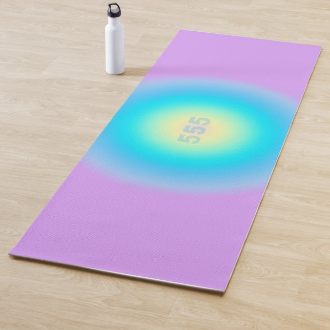 Tapis De Yoga Numéros d'ange 555 - Nouveaux débuts (En situation)