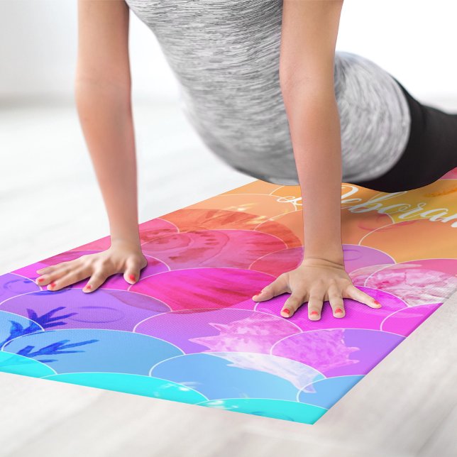 Tapis De Yoga Océan arc-en-ciel (Créateur téléchargé)