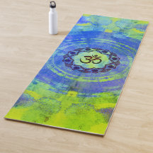 Ohm symbole, mandala - vert