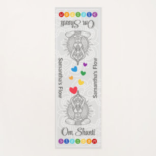 Tapis De Yoga Om Shanti Zen & Flow : Chakra Yoga Mat