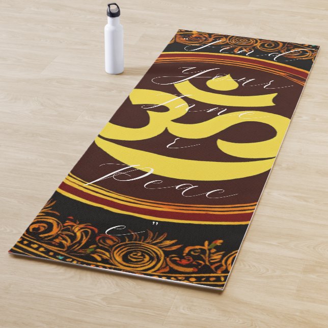 Tapis De Yoga OM Yoga Mat (En situation)
