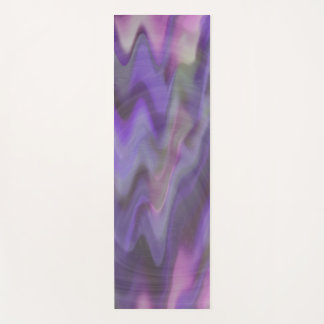 Tapis De Yoga Ondes thermiques violettes