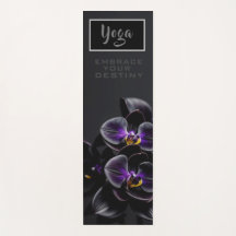 Orchidée noire - Yoga Mat