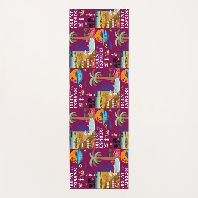TAPIS DE YOGA ORIENT EXPRESS (Devant)