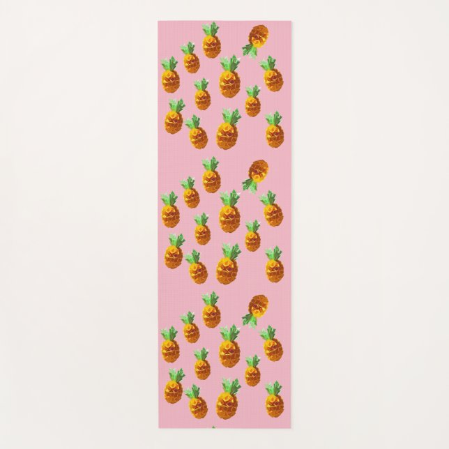 Tapis De Yoga Origami Ananas Yoga Mat (Devant)