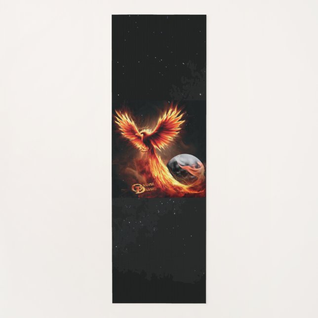 Tapis De Yoga Papa orange + Levée Phoenix (Devant)