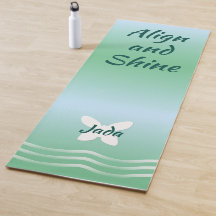 Papillon de base avec vagues - Vert doux