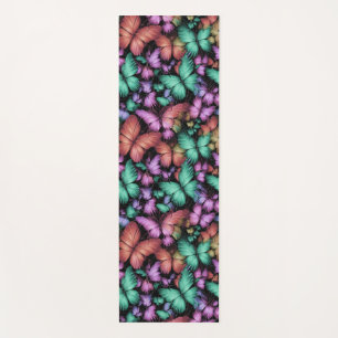 Tapis De Yoga Papillons colorés Imprimer