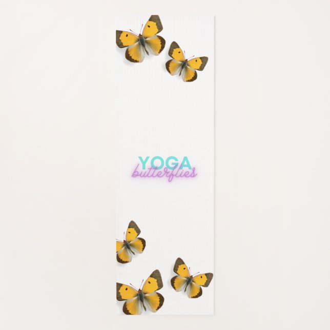 Tapis De Yoga Papillons de Yoga Yoga Mat (Devant)