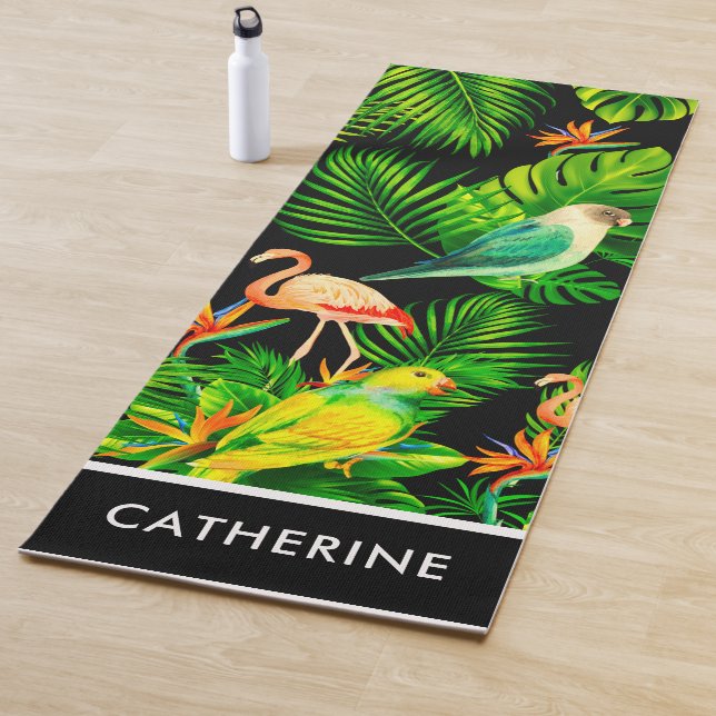 Tapis De Yoga Paradis des oiseaux tropicaux Yoga Mat (En situation)