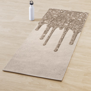 Tapis De Yoga Parties scintillant de la méthode de dépouille   R