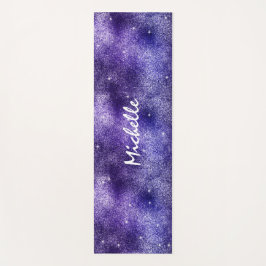 Tapis De Yoga Parties scintillant Glam tendance Monogramme Nom p