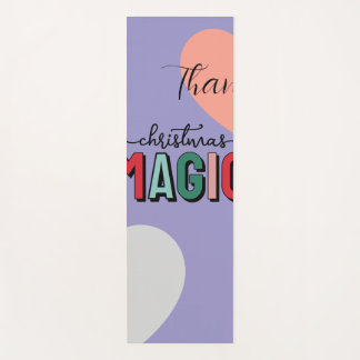 Tapis de Yoga Pastel de la Magie de Noël | Nous