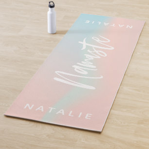 Tapis de yoga Pastel namaste