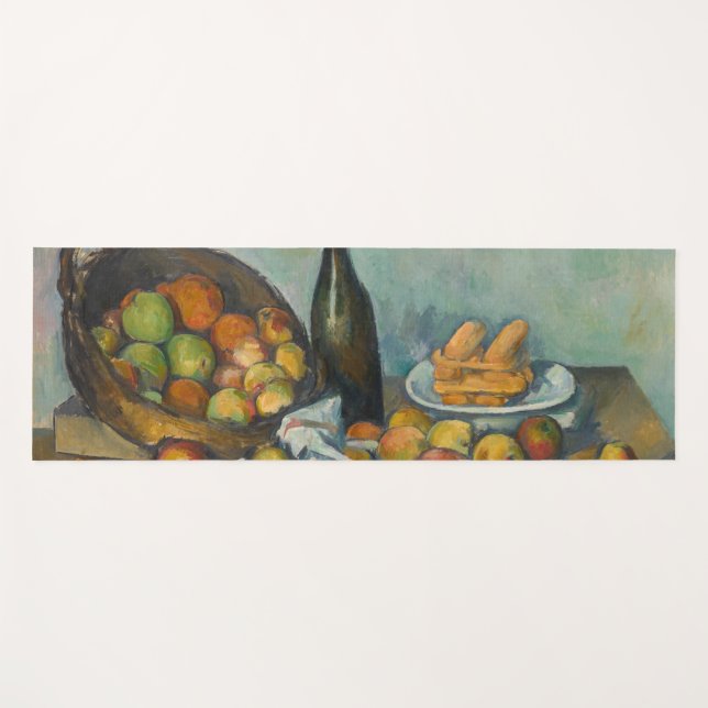Tapis De Yoga Paul Cezanne - Le panier des pommes (Devant (Horizontal))