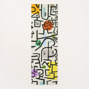Tapis De Yoga Paul Klee Rich Harbour Expressionnisme Abstrait