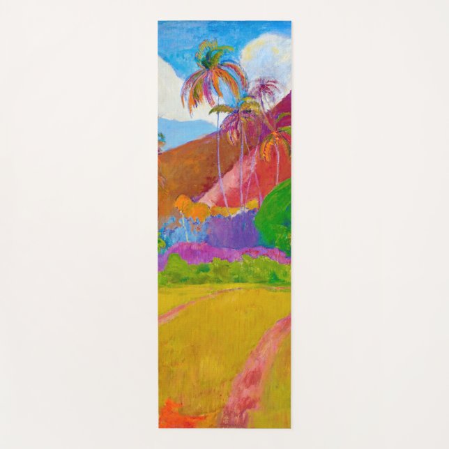 Tapis De Yoga Paysage tahitien, Gauguin (Devant)