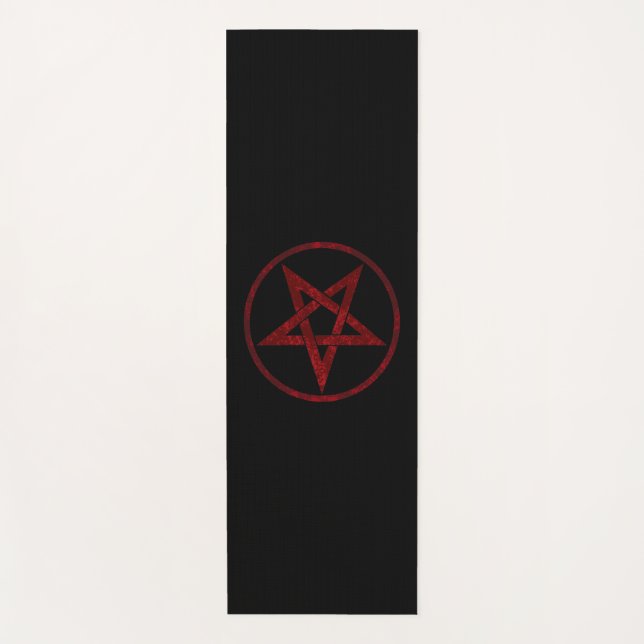 Tapis De Yoga Pentagram Red Devil (Devant)