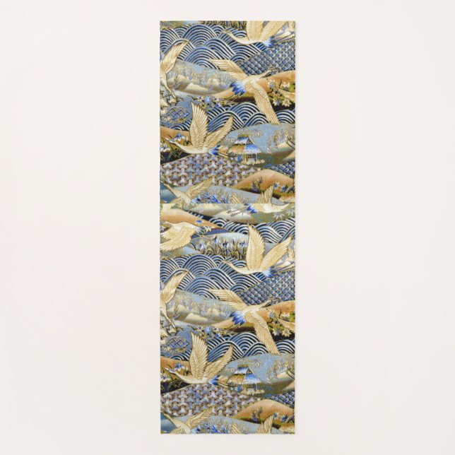 Tapis De Yoga Personnalisation de la grue japonaise (Devant)