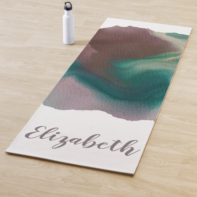 Tapis De Yoga Personnalisé Moderne Style Abstrait (En situation)
