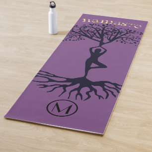 Tapis de yoga personnalisé par couleur faite sur