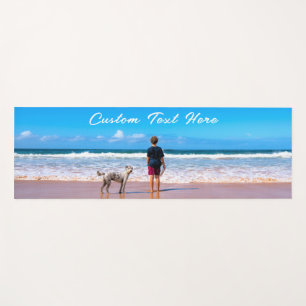 Tapis De Yoga Personnalisé votre photo Yoga Mat avec texte