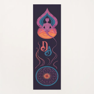 Tapis de yoga personnalisés avec monogramme