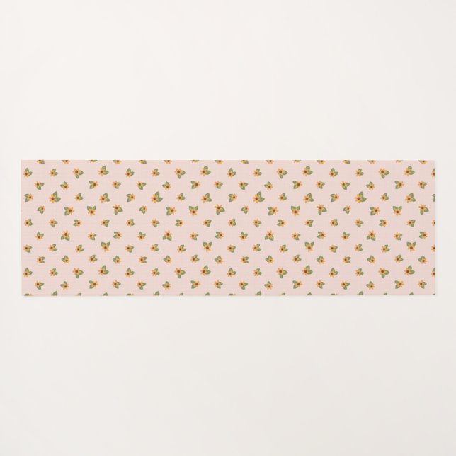 Tapis De Yoga Petite fleur Yoga Mat (Dos (Horizontal))
