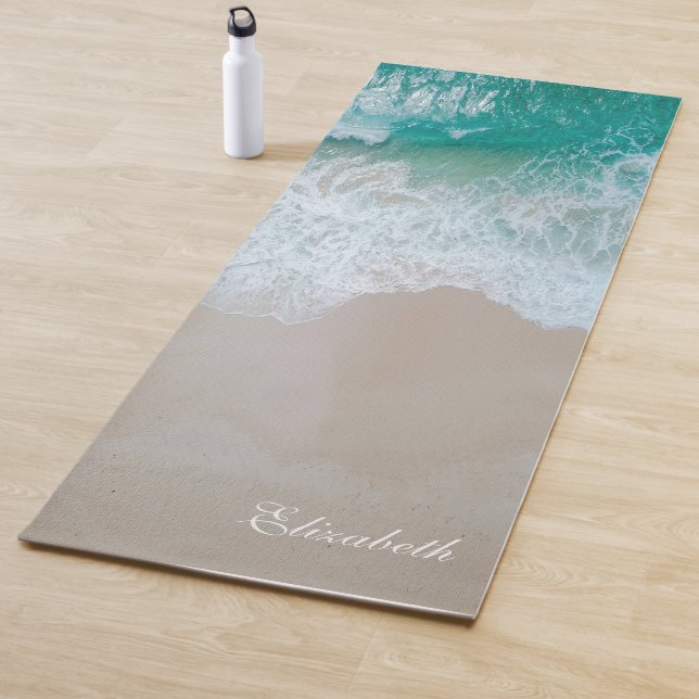Tapis De Yoga Photo de plage moderne (En situation)