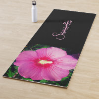 Photographie rose florale Nom Yoga Mat