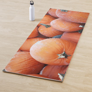 Tapis De Yoga Pile Citrouille tombé