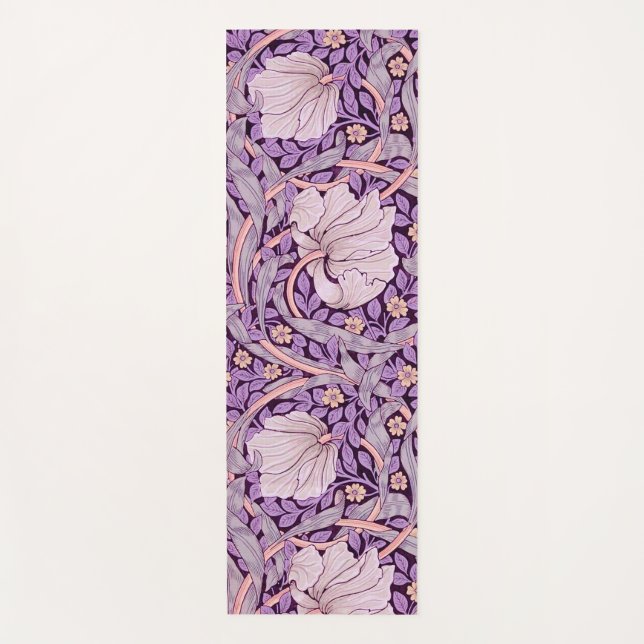 Tapis De Yoga Pimpernel Purple, William Morris (Devant)
