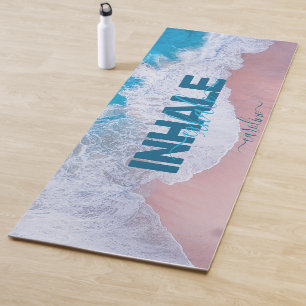 Tapis De Yoga Pink Beach Bermudes
