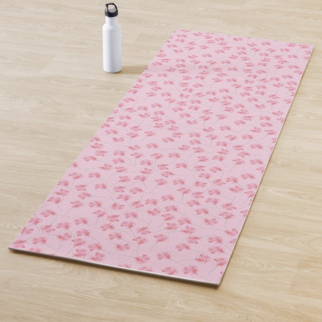 Tapis De Yoga Pink Lollipop (En situation)