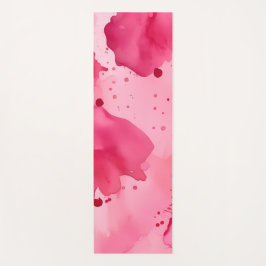 Tapis De Yoga Pink on Pink Abstract