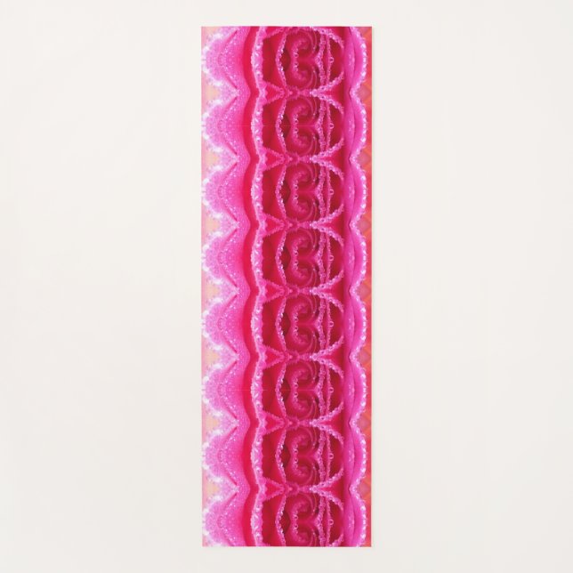 Tapis De Yoga Pinky Rosey Ikat 2 (Devant)