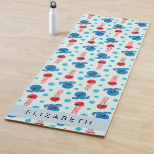 Tapis De Yoga Pirate Octopus, Pirate Jellfish, Mer, Votre Nom
