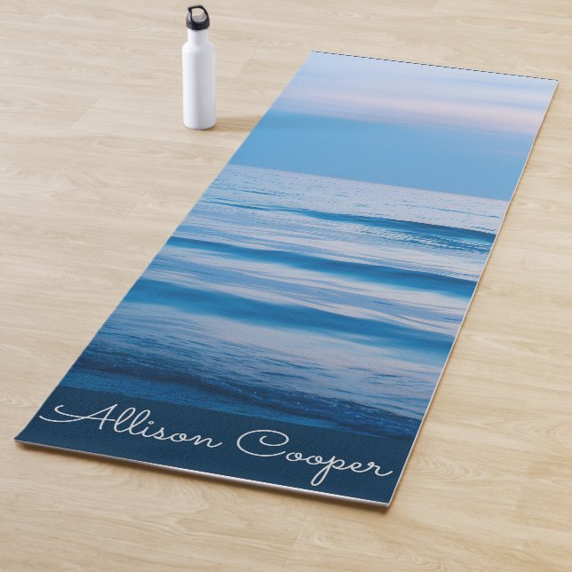 Tapis De Yoga Plage Blue Sea Sky (En situation)