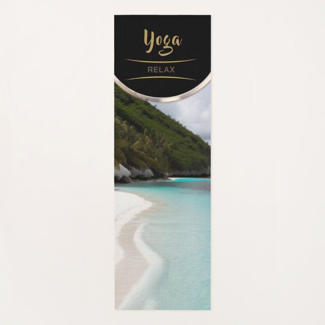 Tapis De Yoga Plage isolée - Yoga Mat (Devant)