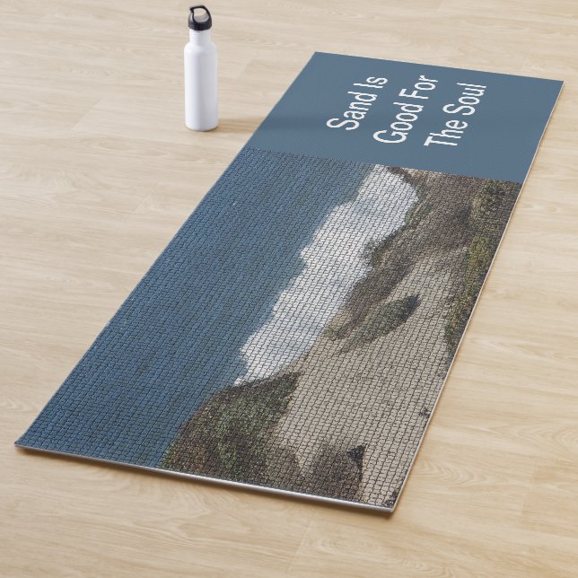 Tapis De Yoga Plage Lover Paysage côtier Océan Beachcomber (En situation)