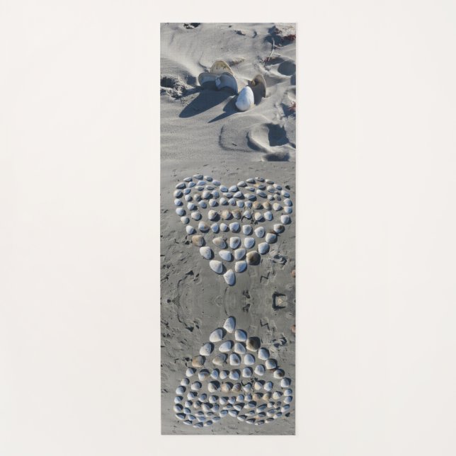 Tapis De Yoga Plage Rive mer Coques Océan Maureen Girard (Devant)