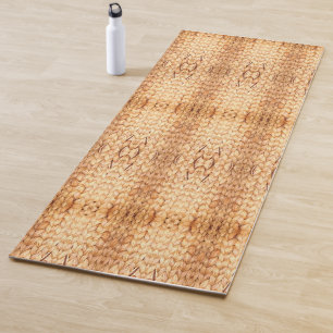 Tapis De Yoga plage rustique île tropicale tissée