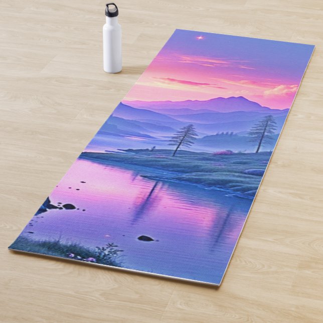 Tapis De Yoga plateau de service (En situation)