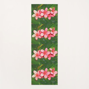 Tapis De Yoga Plumerias rose